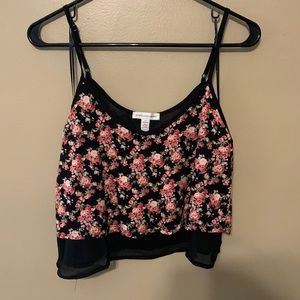 Floral Crop Top by ambiance apparel